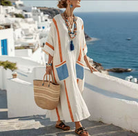 Mary | Langes Strandkleid für einen stilvollen Sommerlook – Modell 1