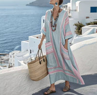 Selma | Elegantes Maxikleid – Rosa