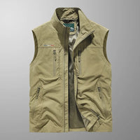 Robin | Funktionale Cargo-Weste – Khaki