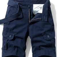 Funktionale Herren Shorts mit mehreren Taschen für Alltag und Abenteuer – Marine