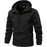 Roland | Herren Wasserdichte Softshell Jacke – Schwarz