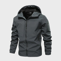 Roland | Herren Wasserdichte Softshell Jacke – Grau