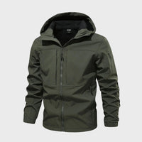Roland | Herren Wasserdichte Softshell Jacke – Olivgrün