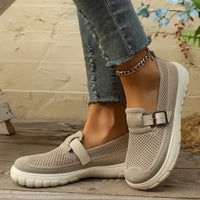 Rosetta | Damen Orthopädische Mesh Sandalen mit Klettverschluss – Beige
