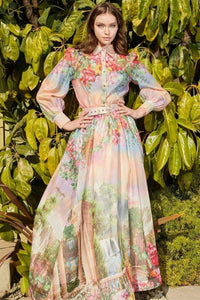 Heidi-Mode | Set Blusen mit Blumenmuster – Mehrfarbig
