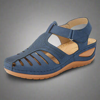 Adelthilda | Bequeme Sandalen für den ganzen Tag – Blau