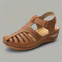 Adelthilda | Bequeme Sandalen für den ganzen Tag – Braun