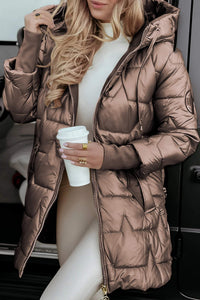 Sandra | Damen Lässige Langärmlige Baumwolljacke – Braun