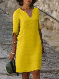 Josina – Die elegante und verführerische Robe für jede Gelegenheit – Gelb