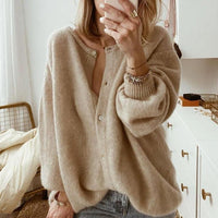 Sarah | Zeitlose Strickjacke mit Knopfleiste – Standard