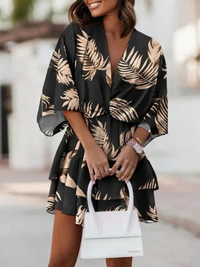 Schönes Sommerkleid für Damen | Mini – Schwarz