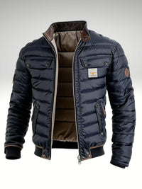 Sebastian | Herren Gefütterte Steppjacke Winter – Marine