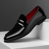 Simon | Herren Klassische Penny Loafer – Schwarz