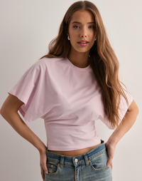 Heidi-Mode | Trendy Weite Ärmel Tee – Rosa