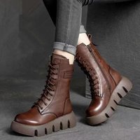 Franka | Trendige Damenstiefel – Braun