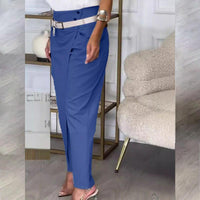 ANNIKA - HOSE MIT ASYMMETRISCHEM DESIGN – Blau