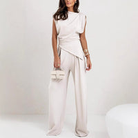 Livia | Elegantes zweiteiliges Damen-Set – Weiß