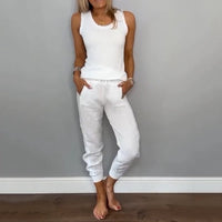 HANNELIESE - SET AUS TOP UND JOGGER-HOSE – Weiß