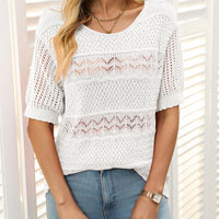 Ramona™ Leichte Atmungsaktive Bluse – Weiß