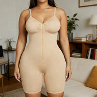 Sophie | Ganzkörper-Shaper mit Po-Lifter – Khaki