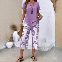 Ysolene - Zweiteiliges Lounge-Set – Lila