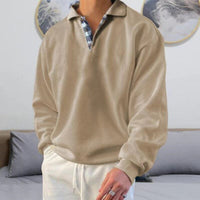 Detlef | Herren Leichter Polo pullover – Beige