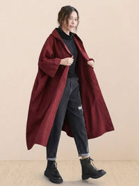 Susanne | Damen Oversized Windbreaker Jacke – Bordeaux