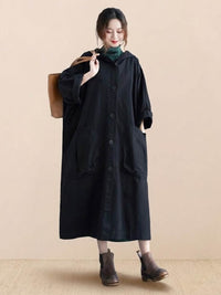 Susanne | Damen Oversized Windbreaker Jacke – Schwarz