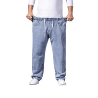 Timo | Herren Denim Jogginghose mit Kordelzug – Hellblau