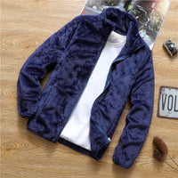 Luffy | Gemütliche Fleecejacke für den Winter – Marine
