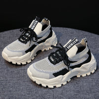 ByLoavies Sommer-Sneakers | Bequeme trendige Schuhe für Frauen – Beige