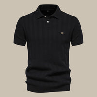 Poloshirt für Herren - Monaco Leichtes Kurzarm Polo für den Sommer – Schwarz