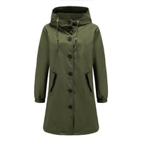 Leichte Regenjacke für Damen | Klassisch – Grün