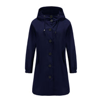 Leichte Regenjacke für Damen | Klassisch – Dunkelblau
