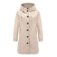 Leichte Regenjacke für Damen | Klassisch – Beige