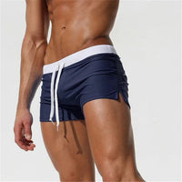 Schwimmshorts für Herren - Sommerliche Schnelltrocknende Kurze Speedo Badehose – Marine