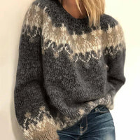 GESTRICKTER PULLOVER ARKTIS | WEICH, WARM, STILVOLL – Schwarz