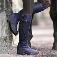 Edeltraud® | Premium-Lederstiefel – Blau