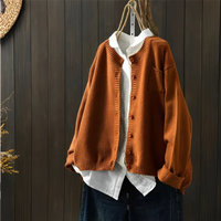 Morgan | Weiche Strickjacke für gemütliche Tage – Orange