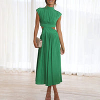 Mallory | Neckholder Ausschnitt Kleid – Grün