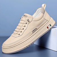 Italienische Lederschuhe – Khaki