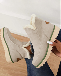 Poina | Stylische Ankle Boots mit weichem Futter für Herbst und Winter – Beige