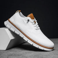 Mark | Herren Komfort Walking Sneaker – Weiß