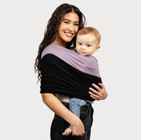 KuschelWiege™ Unterstützung für kuschelige Babys – Schwarz / Lila